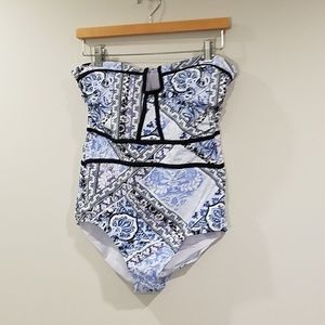 NWT-Adore me strapless one piece